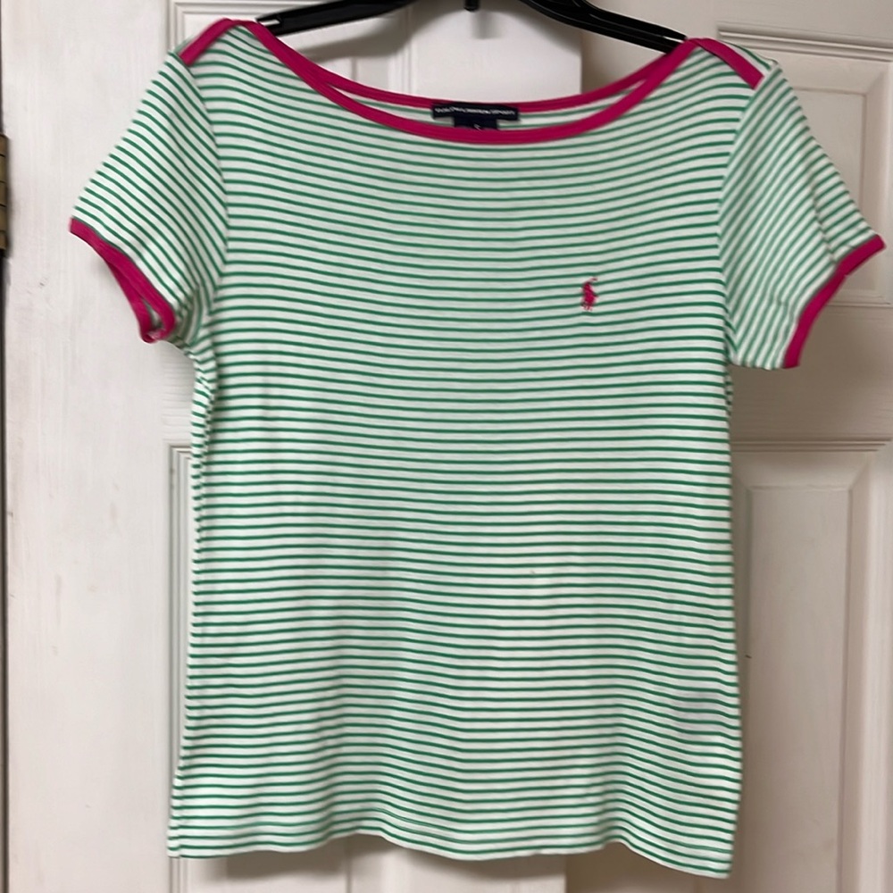 Ralph Lauren Sport Shirt Sleeve Boat Neck Tshirt